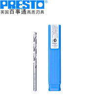 百事通（PRESTO）进口钻头高速钢直柄麻花钻咀（直径:4.6mm 刃长:47.0mm 全长:80mm）