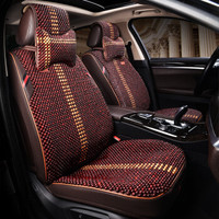 紫风铃 红木汽车坐垫夏季木珠汽车座垫手工编织全包汉兰达沃尔沃迈腾昂科威帕萨特途观L途昂HDW01红木-舒适版