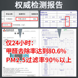 卡卡买水晶三效空调滤芯汽车空调滤清器(除甲醛 PM2.5空滤)中华V3/H230/H220/雅力士/逸致/皇冠/GA3 AC213T