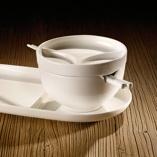 唯宝Villeroy&Boch暖心系列进口餐碗套装陶瓷盖碗欧式家用中餐碗饭碗创意盖碗餐具