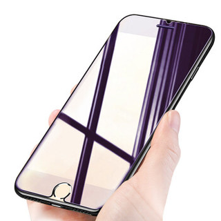 ESCASE iPhone8Plus/7Plus/6sPlus钢化膜 苹果8Plus/7plus/6sPlus手机膜 全玻璃覆盖抗蓝光玻璃贴膜 ES06