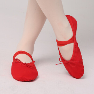 qingnijiao情妮娇04芭蕾舞鞋大红色23码
