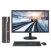 acer 宏碁 商祺 SQX4270 23.8英寸 台式机 黑色(酷睿i5-9400、GT730、8GB、1TB HDD、风冷)