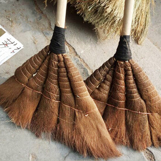 科力邦（Kelibang） 棕扫把 木柄棕树皮扫把 棕毛扫帚扫把 KB1131 木柄