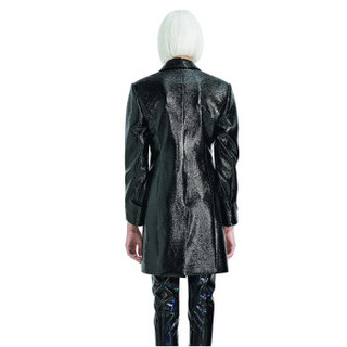 设计师品牌 SIMONGAO PVC材质公爵修身西装外套 黑色 L