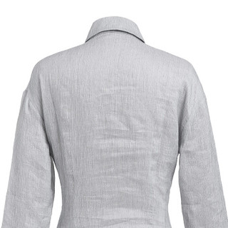 设计师品牌 JDX (x) HAIZHENWANG 衬衫 胶囊系列 搭片设计感 白色条纹 衬衣 白色条纹 8