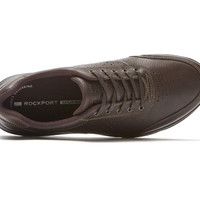ROCKPORT 乐步 City Play 2 Perf U-Bal 男士休闲皮鞋 Brown US7.5