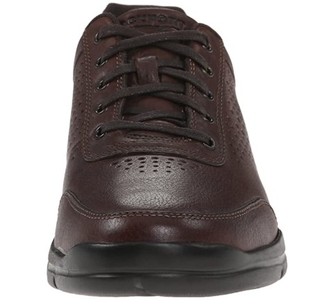 ROCKPORT 乐步 City Play 2 Perf U-Bal 男士休闲皮鞋 Brown US7.5