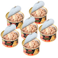 富力鲜（frisian)  宠物猫粮 猫湿粮 猫罐头 泰国进口猫咪罐头 白身鲔鱼+蟹肉罐头85g*6罐