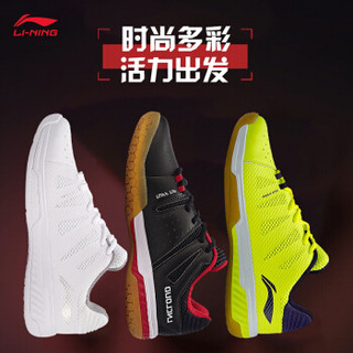 李宁 LI-NING AYTN011-1 羽毛球系列 男 羽毛球训练鞋 标准黑/公牛红 41码