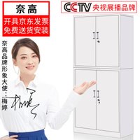 奈高 NG办公家具钢制办公铁皮资料档案柜分双节文件柜