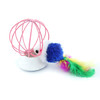洛楚 Luxchic 宠物猫玩具 带羽毛笼中鼠 逗猫玩具 2个装
