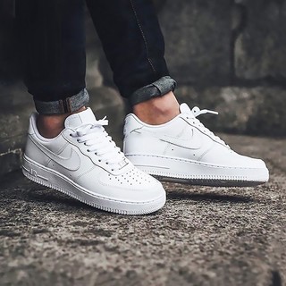 Nike 315122 Air Force1 AF1纯白低帮空军一号男女款