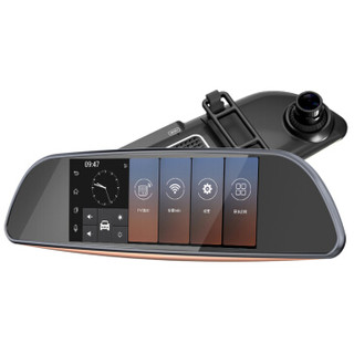威路特M6 3G蓝牙智能行车记录仪高清夜视导航仪带电子狗后视云镜停车监控一体机