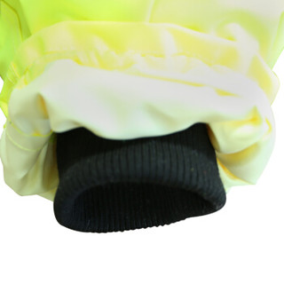 成楷科技（CK-Tech）CKY-MF071M 反光棉袄 反光棉衣 加厚反光雨衣 带反光条 反光工装服 荧光绿M码 可定制