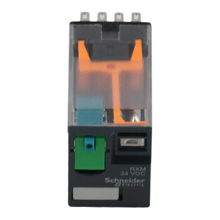 施耐德电气 Zelio Relay RXM 小型 24VDC 中间继电器 RXM4AB1BD 6A