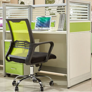 金海马/kinhom 白绿色 办公桌 组合职员桌 屏风卡位 员工位 二人位（不含柜）CS-715