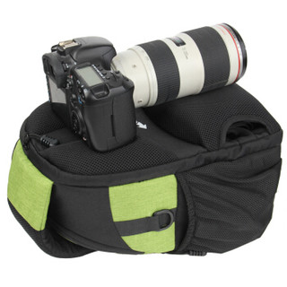 锐玛（EIRMAI）D2820升级款 单反相机包 佳能尼康摄影包  单肩斜跨防水防震背包 绿色
