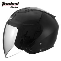 坦克（Tanked Racing）摩托车头盔电动电瓶车头盔 T536四季通用  黑色 XL码