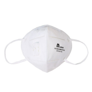 名典上品 M950V口罩 KN95级别 防雾霾防尘口罩 带呼吸阀耳戴式口罩 3只/包