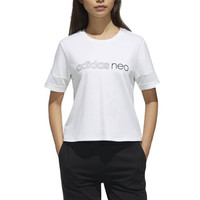 阿迪达斯 ADIDAS NEO 女子 运动休闲系列 W SWEAT HD SS 运动 短袖 DZ7615 S码