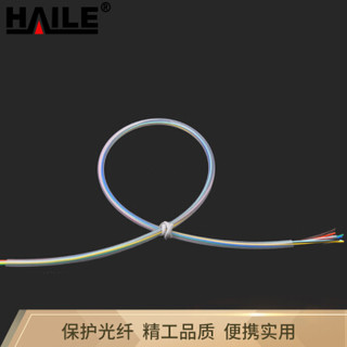 海乐（Haile）裸纤保护管 尾纤保护管 光纤热缩管 ODF光纤配线架保护管 4*6mm 200米