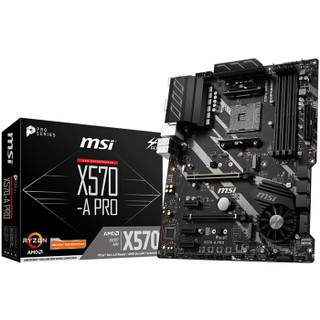 微星（MSI） PRO X570-A PRO主板 + AMD 锐龙 5 3600X处理器 (r5)  盒装CPU 主板CPU套装