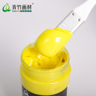 青竹画材(chinjoo)水粉颜料 300ml无甲醛 柠檬黄