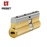 锐赛特(RESET)RST-288  彩色纯铜58叶片超C级锁芯  防盗门锁芯  防暴力防锡纸防卡片锁芯90MM 32.5+57.5