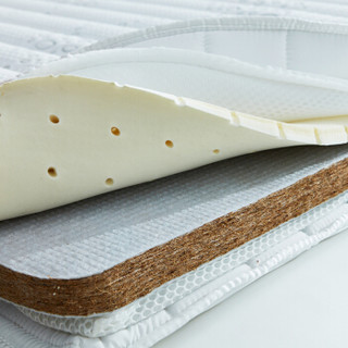 金海马（kinhom) 3E椰棕床垫薄硬 双人乳胶床垫 进口冰丝面料可拆洗 正反两用 1.5米X2.0米X0.08米 WL043
