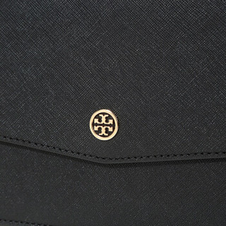 TORY BURCH 托里·伯奇 奢侈品 TB女包 黑色牛皮单肩斜挎包 54654 001