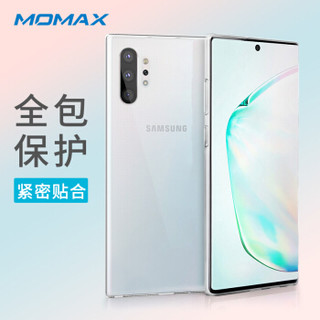 摩米士MOMAX三星Note10+手机壳Note10 Plus全包防摔保护套TPU软壳轻薄 透明