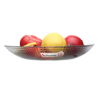 帕莎帕琦进口钢化玻璃盘子西餐盘水果沙拉盘8.5英寸一只装10497