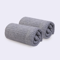 诺伊曼（noyoke）枕套 灰色B形枕枕头套 柔软透气四季单个装枕套 50*30*9-7cm
