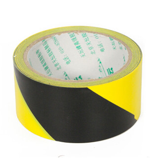 天坛 地标线胶带 PVC地板划线胶带 警示胶带 黄色 48mm*16m（5卷）