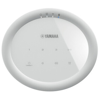 雅马哈（Yamaha）WX-021 音响 回音壁家庭影院 无线环绕音箱 WIFI 蓝牙 HIFI音响 多房间音乐系统 白色 两只