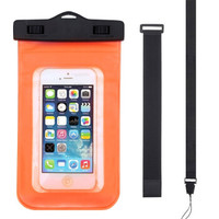 加加林 JAJALIN 手机防水袋 游泳包防水包潜水套防水套 加大款橙色