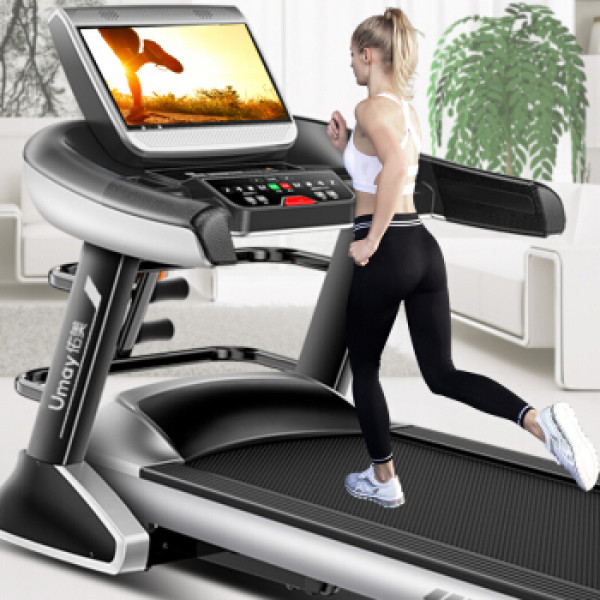 6吋彩屏多功能 高清彩屏wifi家用静音 电动折叠跑步机 zs