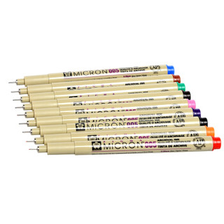 日本樱花(SAKURA)彩色针管笔勾线笔中性笔签字笔绘图笔水笔 XSDK005#36 笔幅0.20mm(蓝色)
