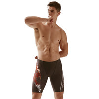 迪士尼 DISNEY 五分泳裤 男士游泳裤 漫威正版授权弹力舒适速干不贴身 钢铁侠款4XL码