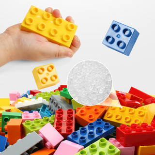 费乐（FEELO）积木墙兼容乐高大颗粒儿童玩具积木拼装拼插早教男孩女孩幼儿园宝宝游戏草绿508颗粒