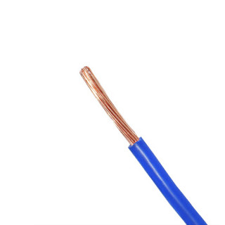 TONGHUI 山东同辉线缆 国标线缆 单芯软铜线ZR-BVR25 蓝色 100米/盘 此价格为1盘的价格 保检测