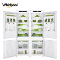 惠而浦（Whirlpool ）ART 8811/A++嵌入式冰箱原装进口定频直冷无霜内嵌式电冰箱左右开门双开门
