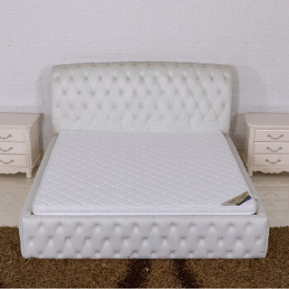 家乐美梦宝 床垫 天然乳胶+3D椰棕  软硬两面 席梦思 舒适针织面料 可拆洗RY009 白色0.9*2.0*0.08米