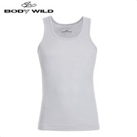 宝迪威德 BODYWILD舒爽棉两件包系列跨栏背心两件装ZBN11MH1 灰色 180