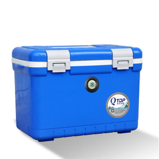 qtop 12L蓝色保温箱便携式医用冷藏箱 带温显款 保温保冷两用