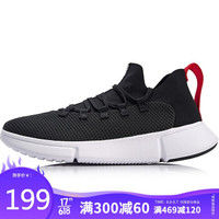 李宁 LI-NING 运动时尚系列 男 运动时尚鞋 AGBN033-2 标准黑/标准白 45码