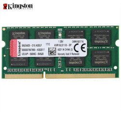 金士顿(Kingston)DDR3L 1600兼容1333 4G8G笔记本内存条低电压1.35V 笔记本内存条8G *3件