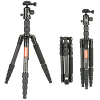 科漫COMAN C2016碳纤维三脚架套装轻量短小反折便携单反相机微单旅行专业支架可拆独脚架