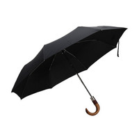 LONGCHAMP 珑骧 2019新品 中性黑色聚酯纤维折叠伞雨伞 1579 PES 001